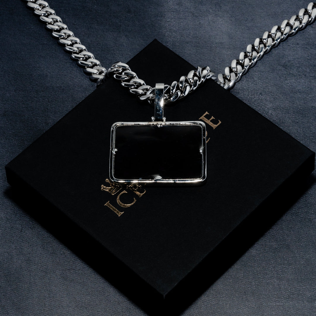 Custom Plate Letter Pendant - ICECLIQUE JEWELRY