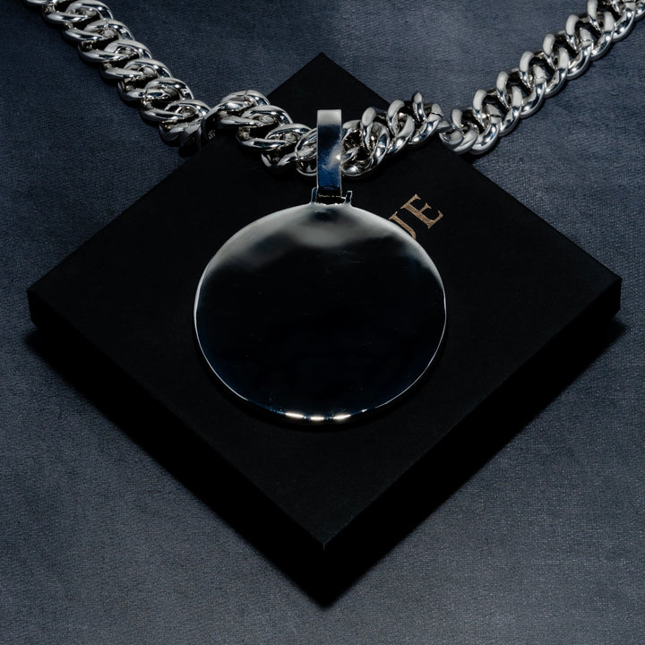 Custom Letter Layered Round Pendant - ICECLIQUE JEWELRY