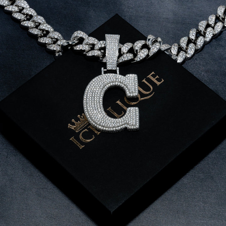 Custom Single Letter Multi-Layer Pendant - ICECLIQUE JEWELRY