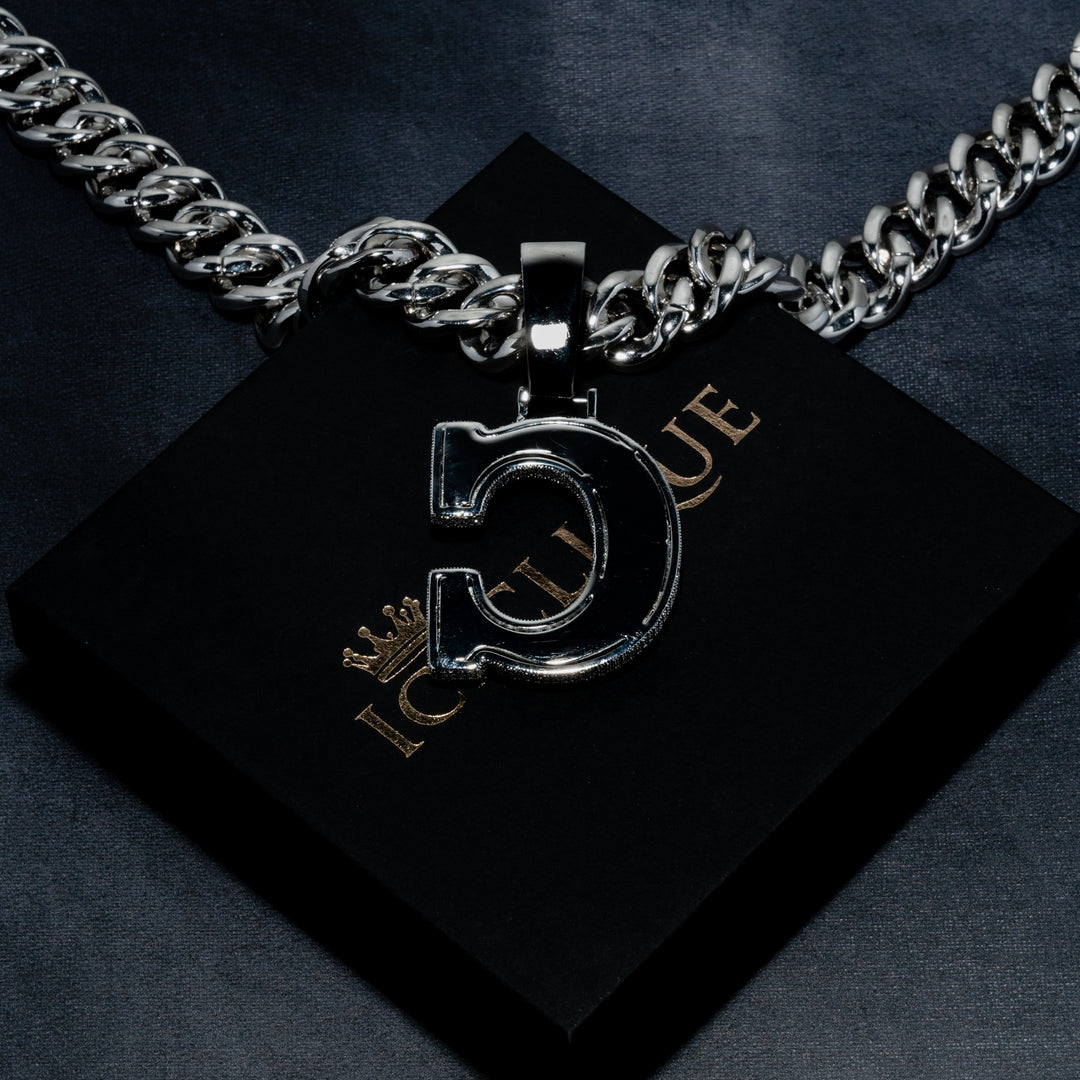Custom Single Letter Multi-Layer Pendant - ICECLIQUE JEWELRY