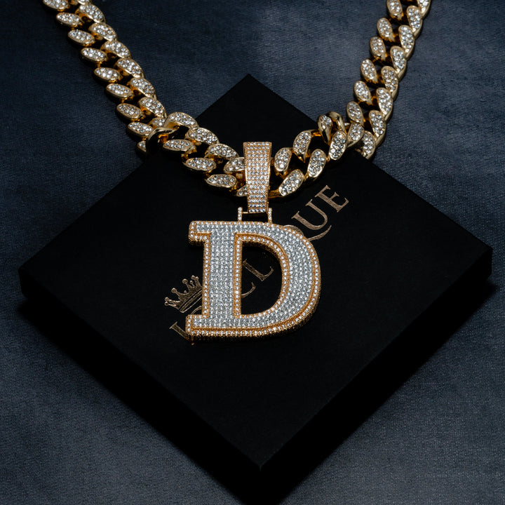 Custom Single Letter Multi-Layer Pendant - ICECLIQUE JEWELRY