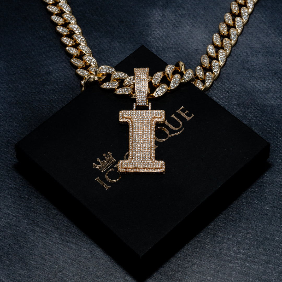 Custom Single Letter Multi-Layer Pendant - ICECLIQUE JEWELRY