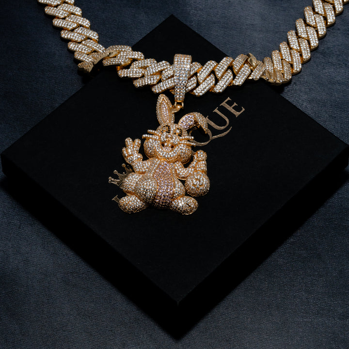 Money Bunny Pendant - ICECLIQUE JEWELRY