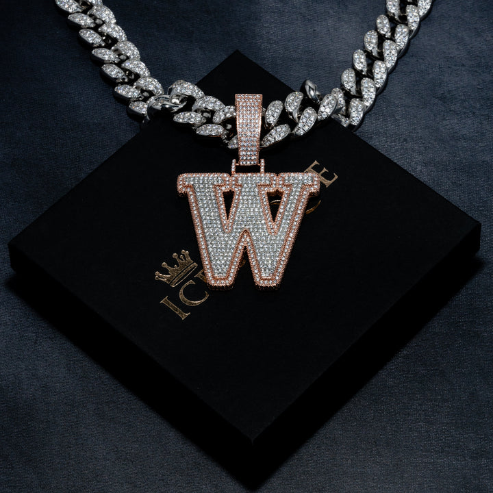 Custom Single Letter Multi-Layer Pendant - ICECLIQUE JEWELRY