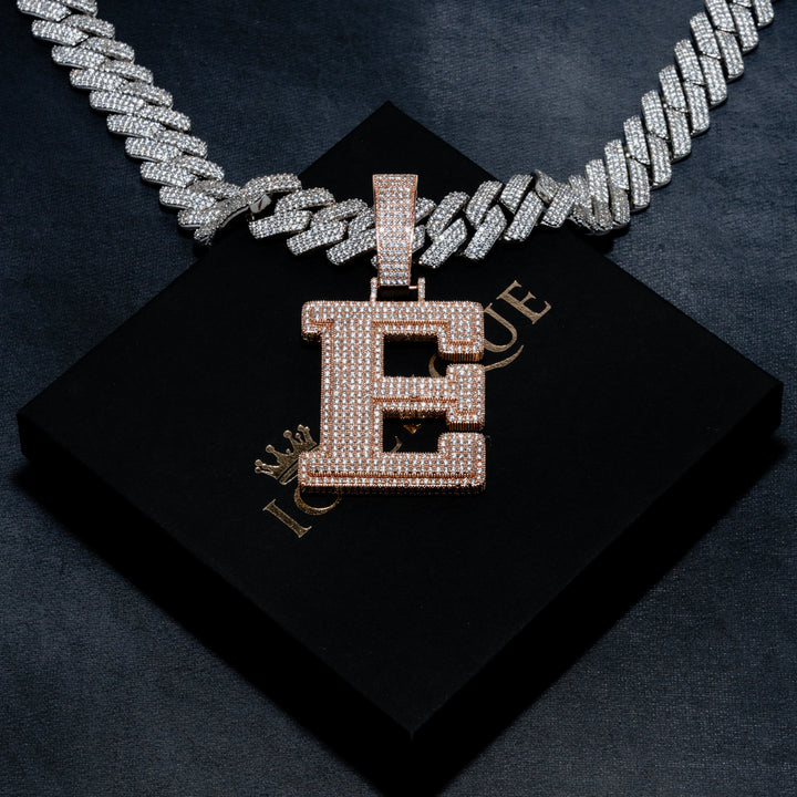 Custom Single Letter Multi-Layer Pendant - ICECLIQUE JEWELRY