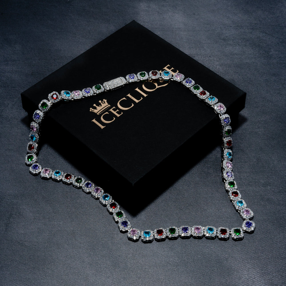 12MM Iced Gem Chain - ICECLIQUE JEWELRY