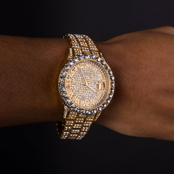 Iced Monaco Watch - ICECLIQUE JEWELRY