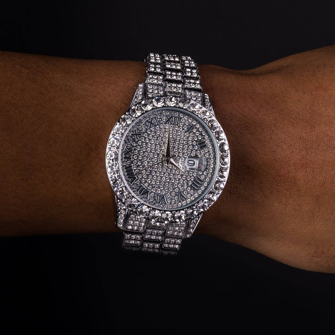 Iced Monaco Watch - ICECLIQUE JEWELRY
