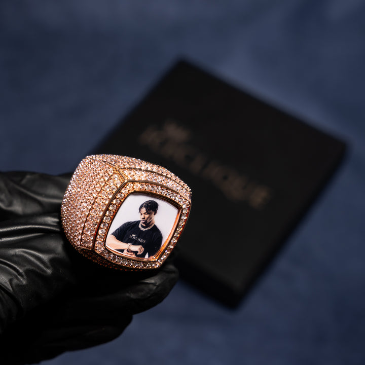 Custom Photo Ring - ICECLIQUE JEWELRY