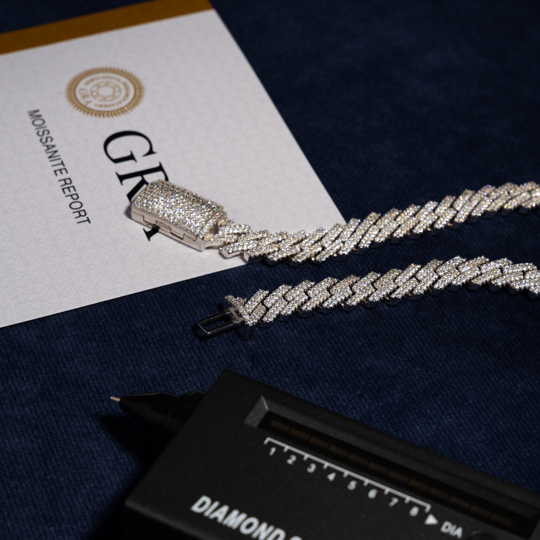 moissanite description save - ICECLIQUE JEWELRY