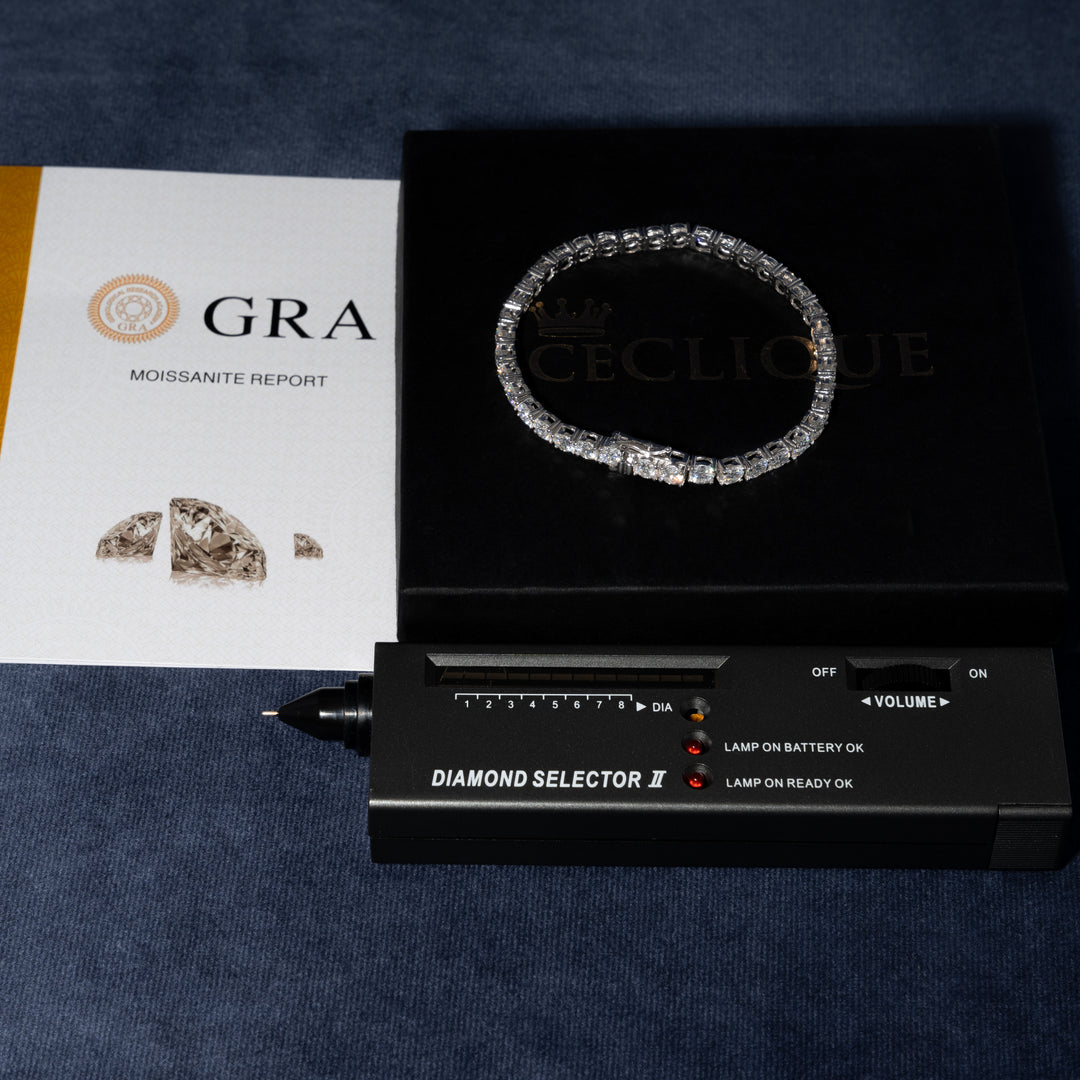 5MM Tennis Bracelet - Moissanite & S925 - ICECLIQUE JEWELRY