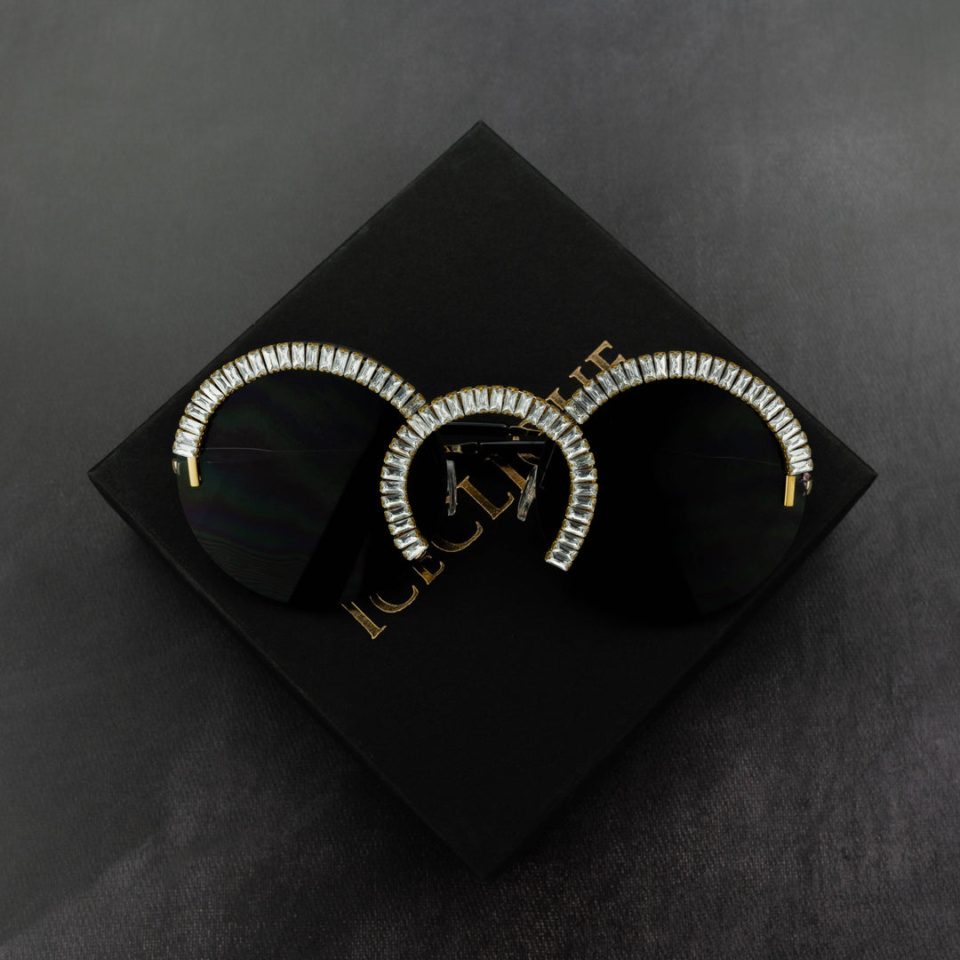 Iced Out Baguette Glasses - ICECLIQUE JEWELRY
