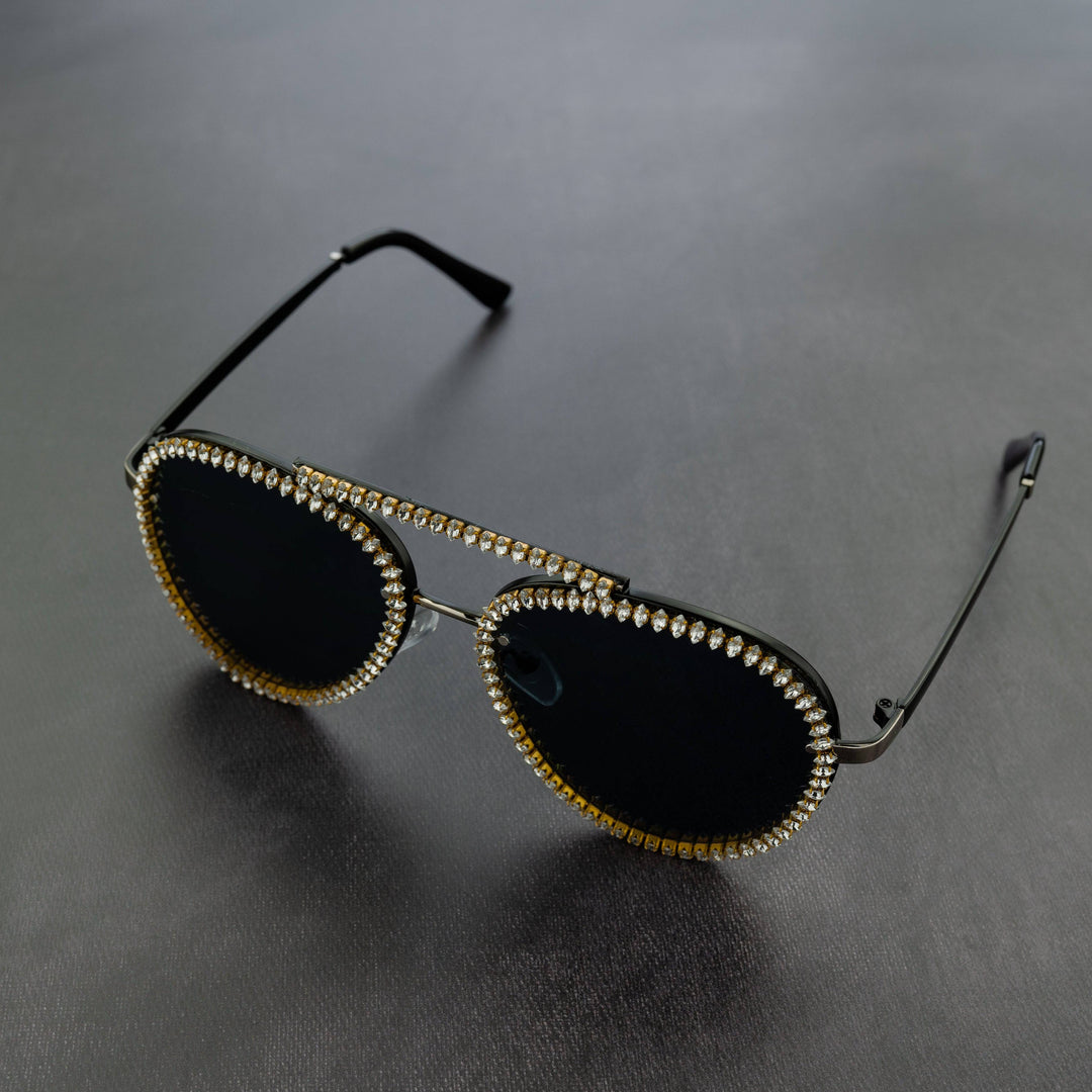 Iced Out Aviator Glasses - ICECLIQUE JEWELRY