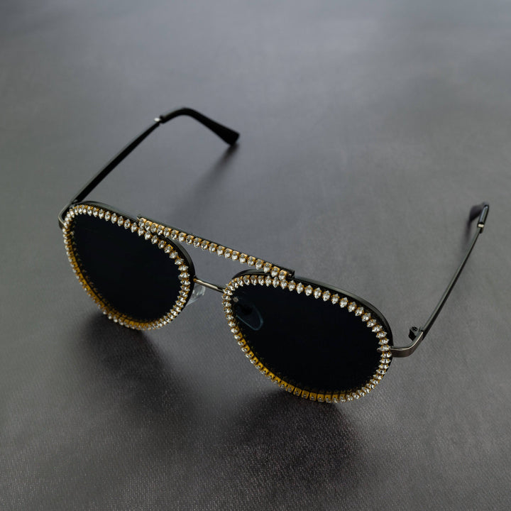 Iced Out Aviator Glasses - ICECLIQUE JEWELRY