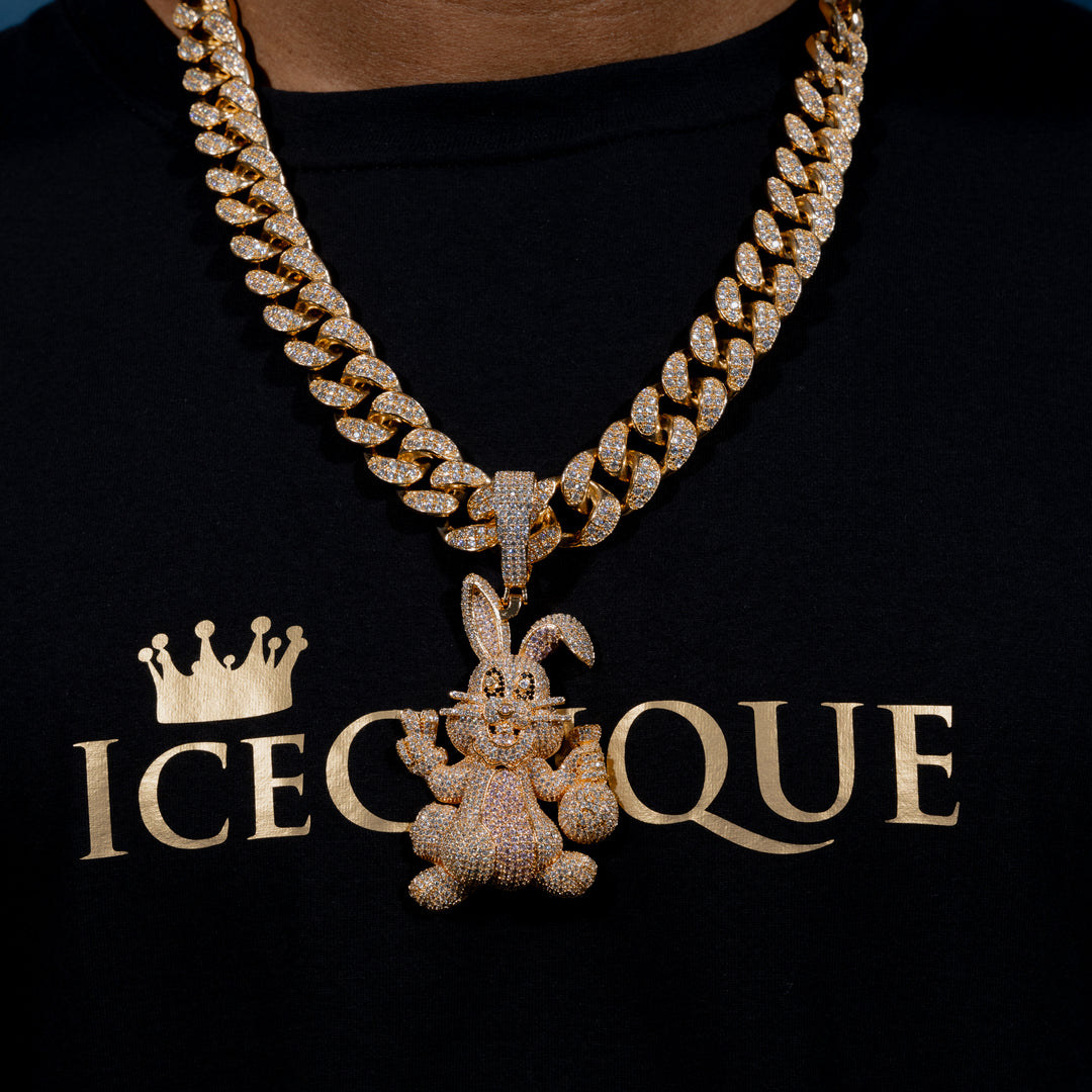 Money Bunny Pendant - ICECLIQUE JEWELRY