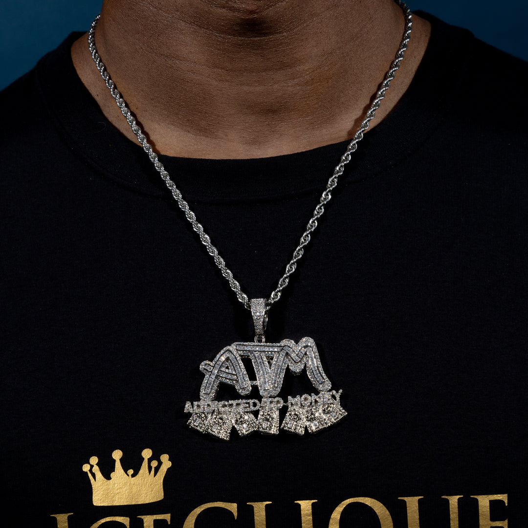 ADDICTED TO MONEY Pendant - ICECLIQUE JEWELRY