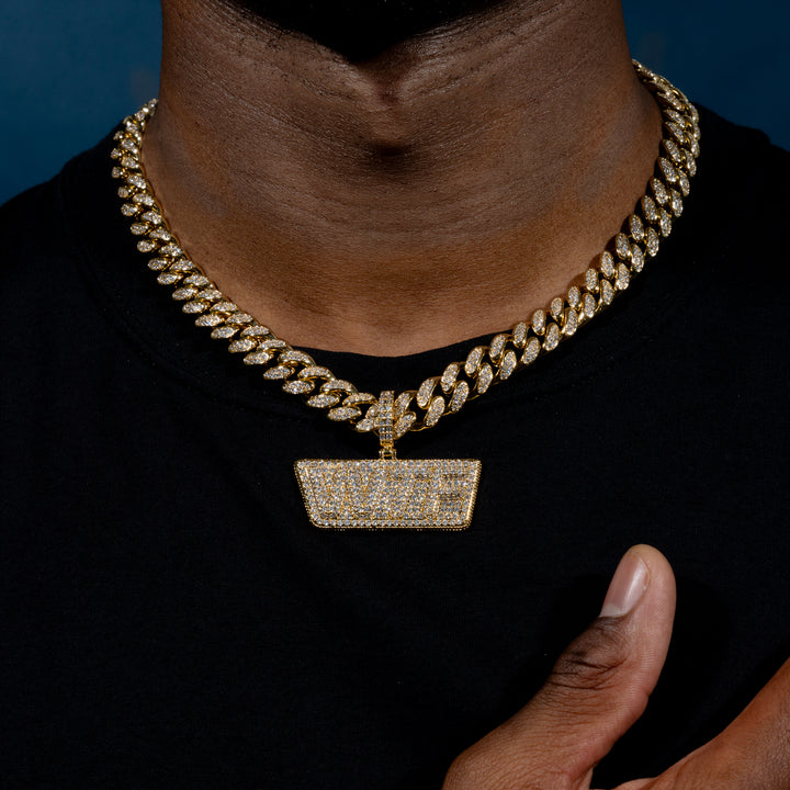 Iced WTF Pendant - ICECLIQUE JEWELRY