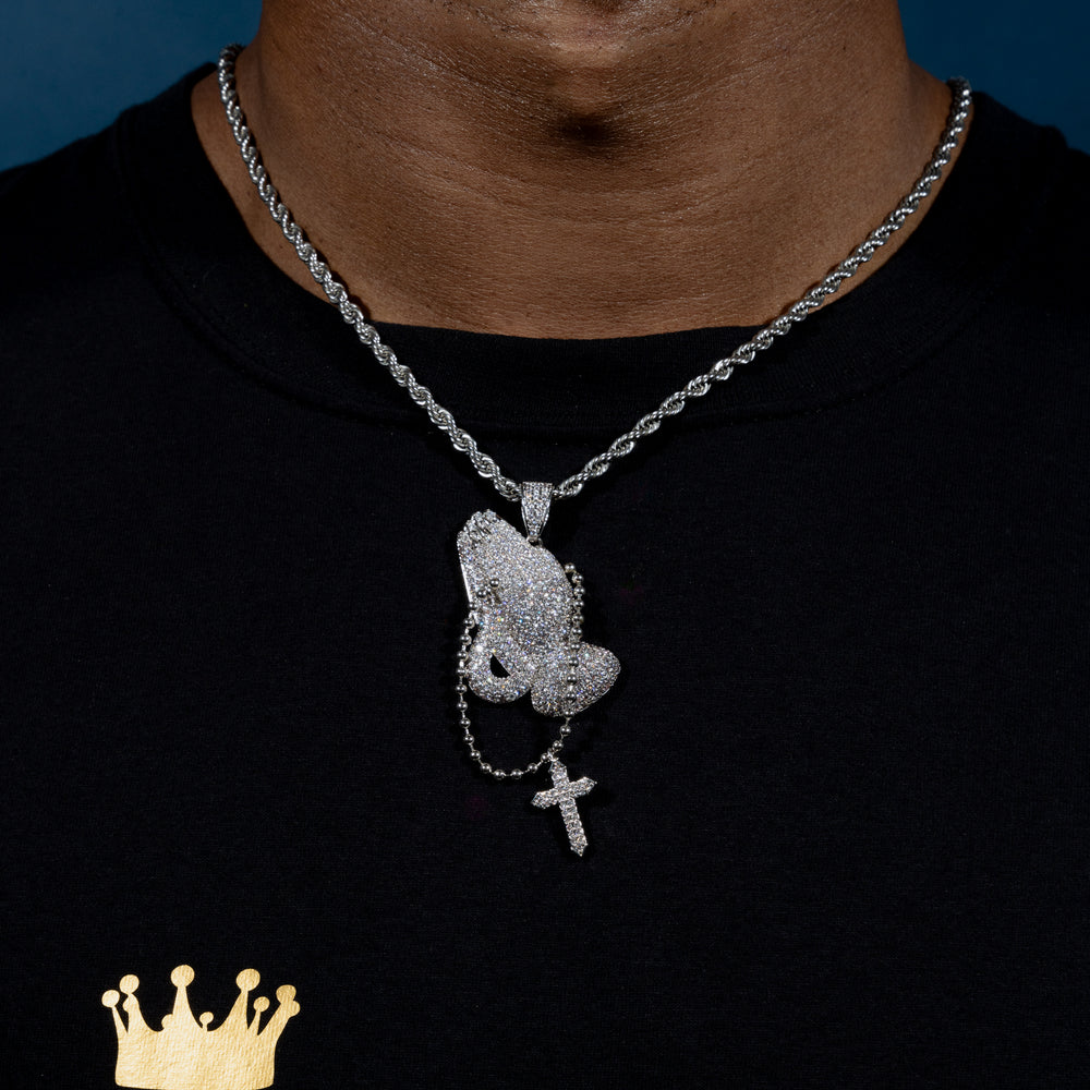 Prayer Pendant - ICECLIQUE JEWELRY
