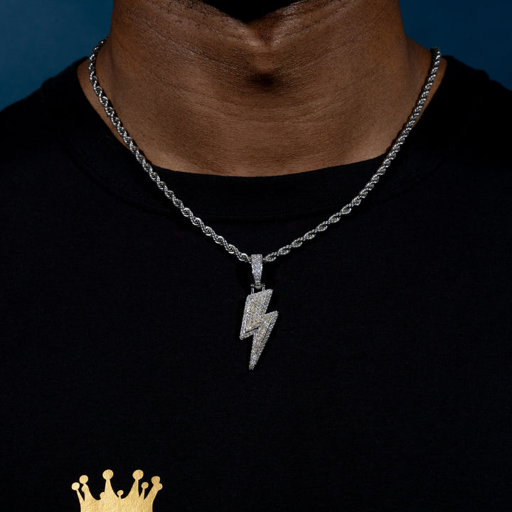 Lightning Bolt Pendant - ICECLIQUE JEWELRY