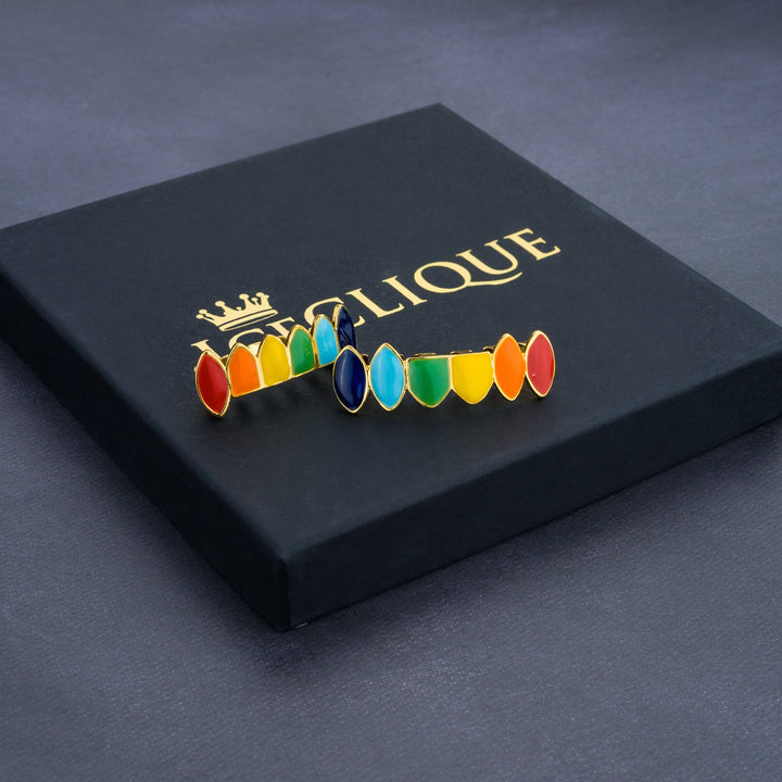Multi-Colored Grillz - ICECLIQUE JEWELRY