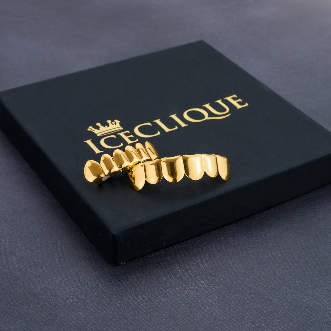 Classic Gold Grillz - ICECLIQUE JEWELRY