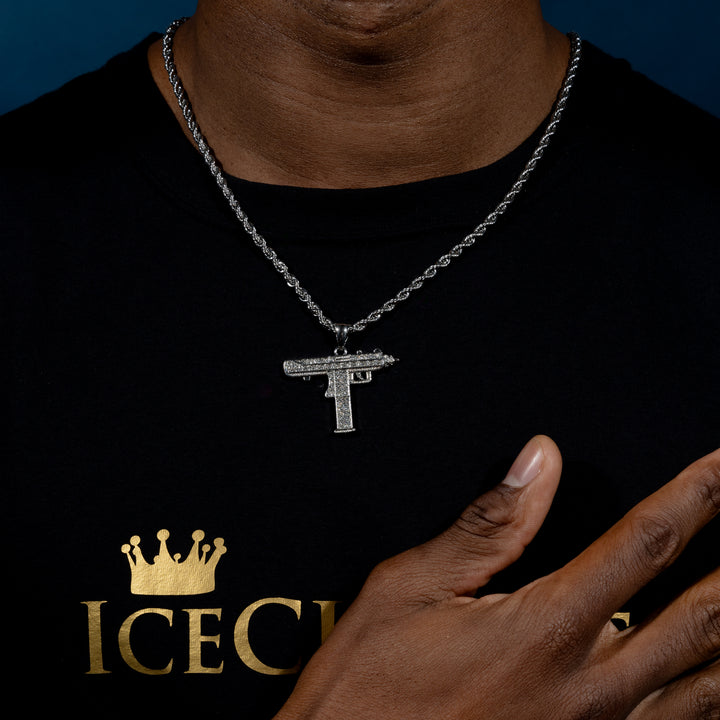 UZI Pendant - ICECLIQUE JEWELRY