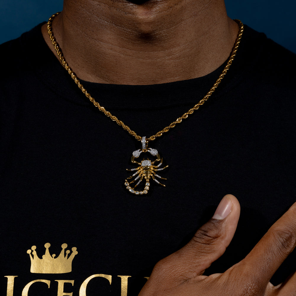 Iced Scorpion Pendant - ICECLIQUE JEWELRY