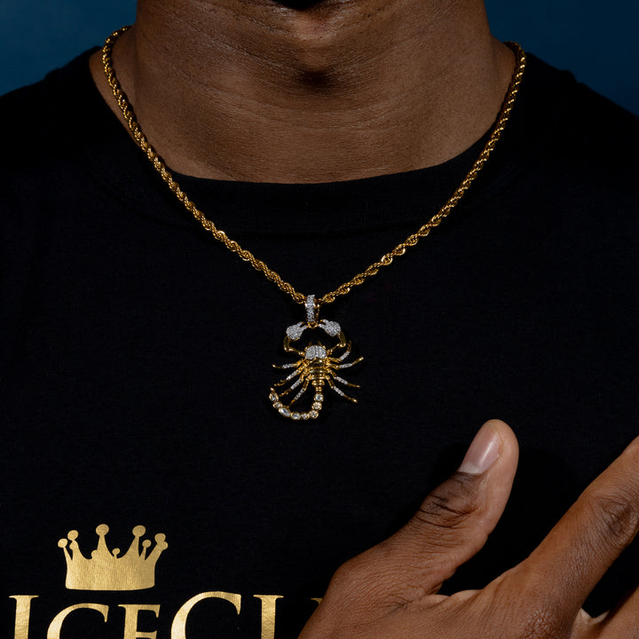 Iced Scorpion Pendant - ICECLIQUE JEWELRY