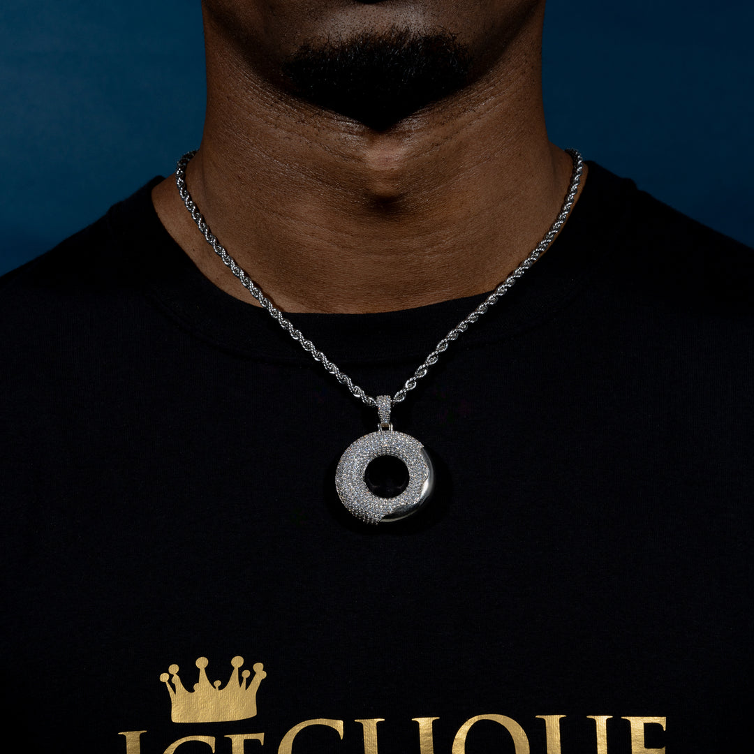 Iced Donut Pendant - ICECLIQUE JEWELRY