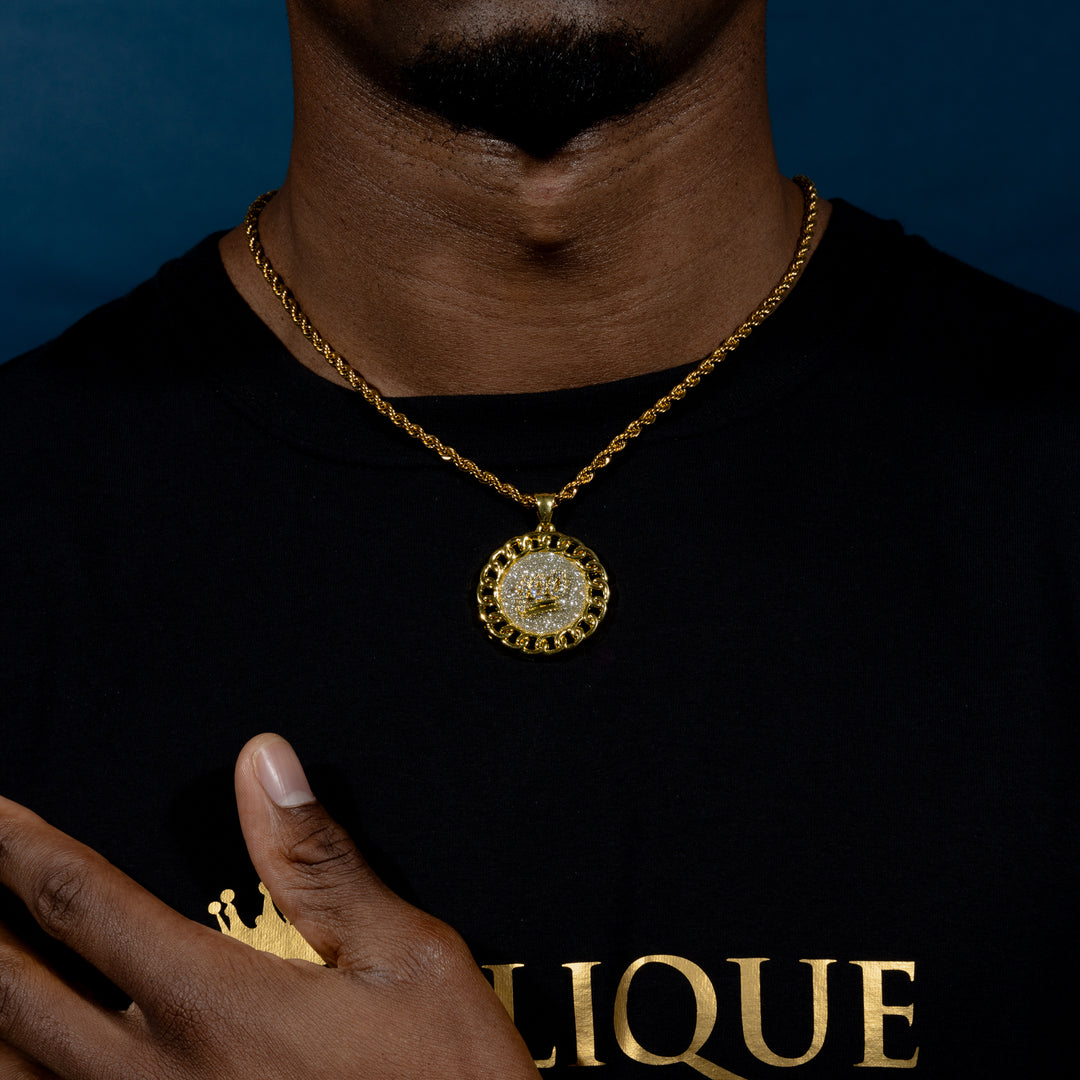 100 Round Pendant - ICECLIQUE JEWELRY