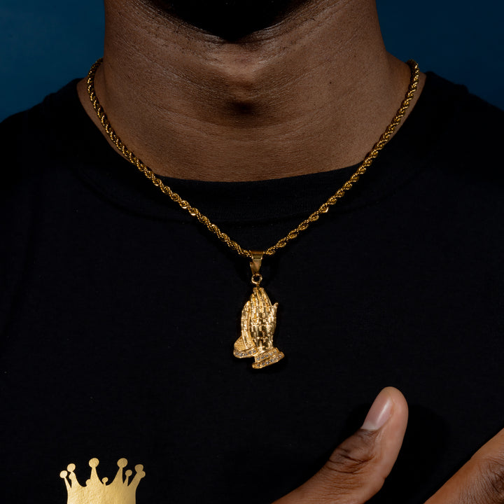 Prayer Pendant - ICECLIQUE JEWELRY