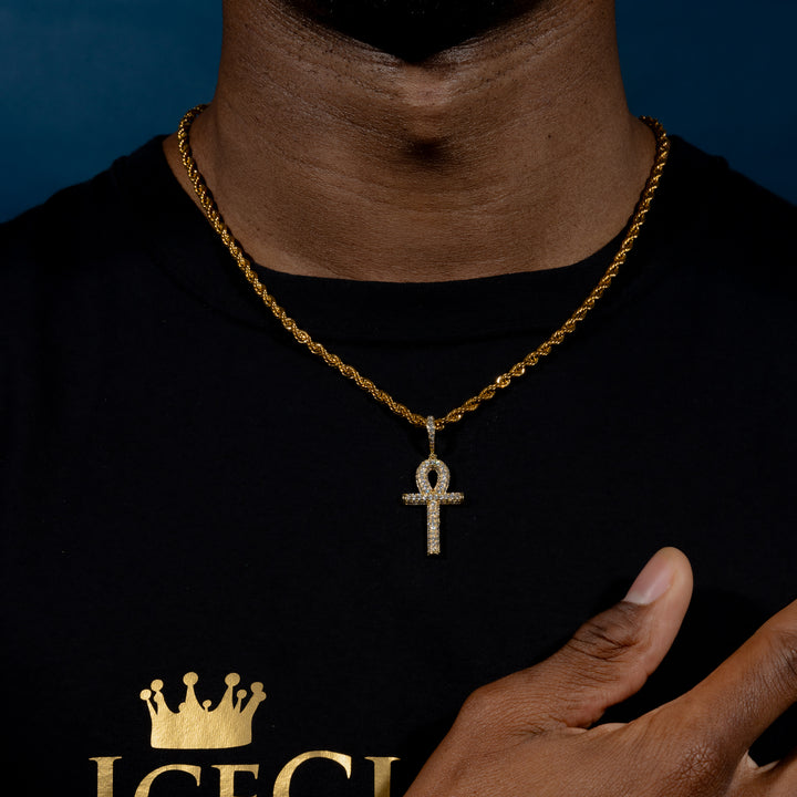 Ankh Pendant - ICECLIQUE JEWELRY