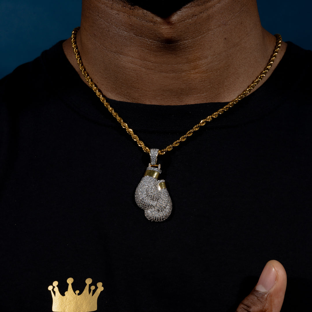 Boxing Gloves Pendant - ICECLIQUE JEWELRY