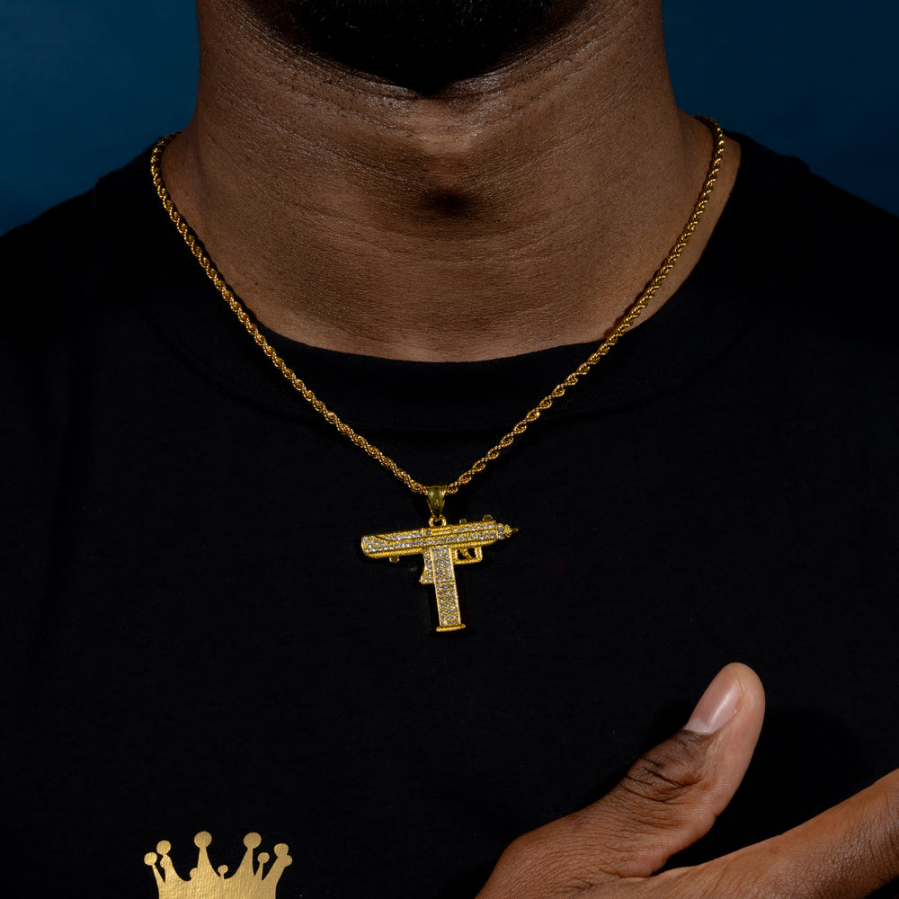 UZI Pendant - ICECLIQUE JEWELRY