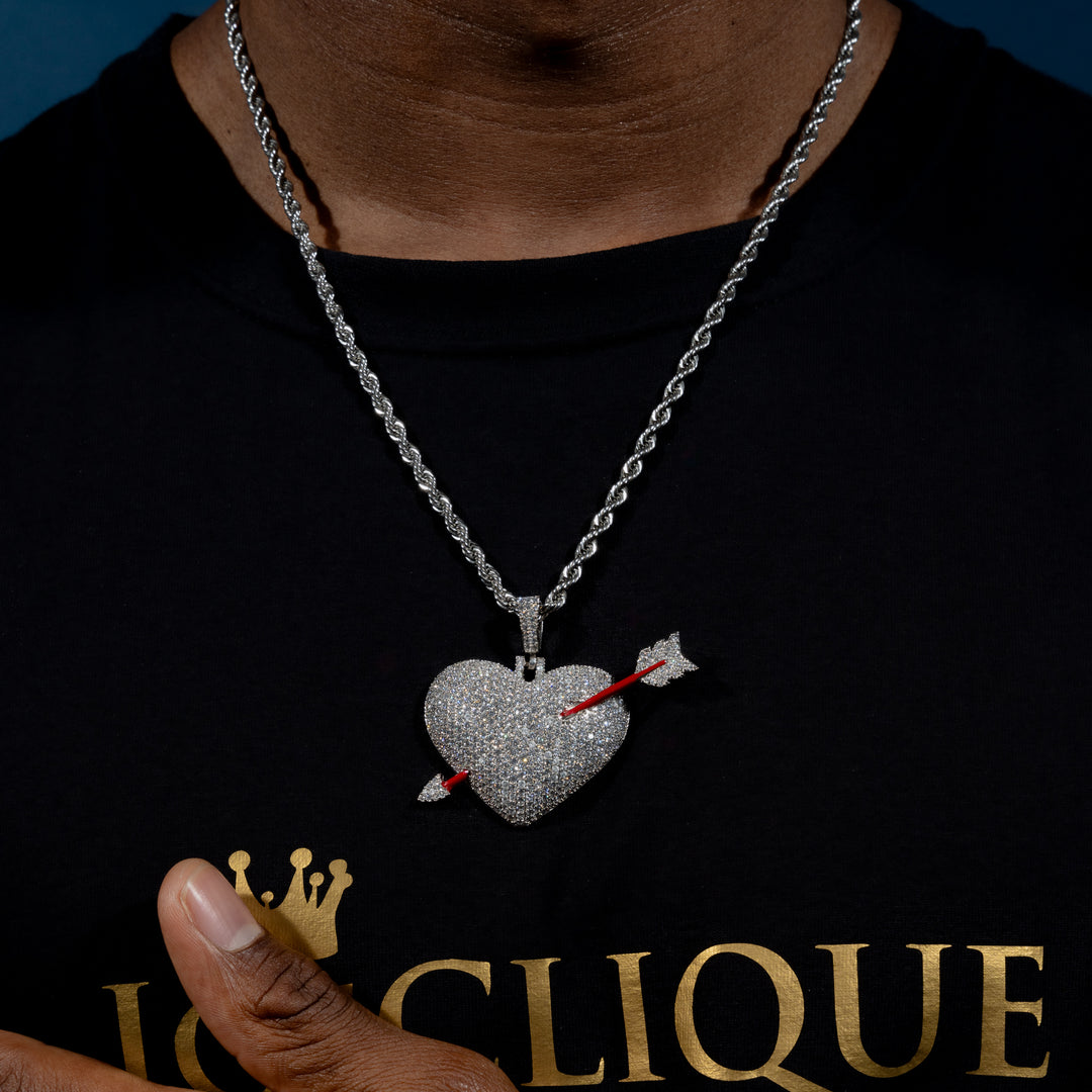 Pierced Heart Pendant - ICECLIQUE JEWELRY