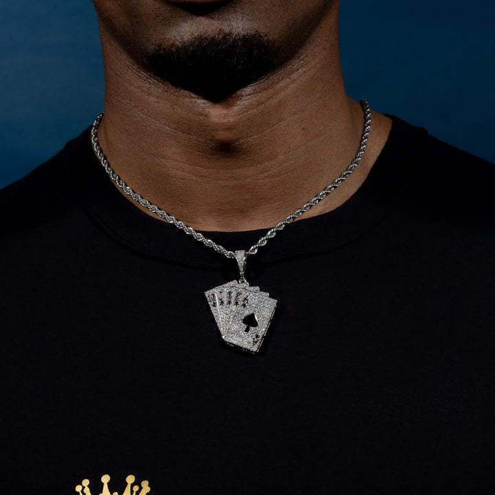 Playing Cards Pendant - ICECLIQUE JEWELRY