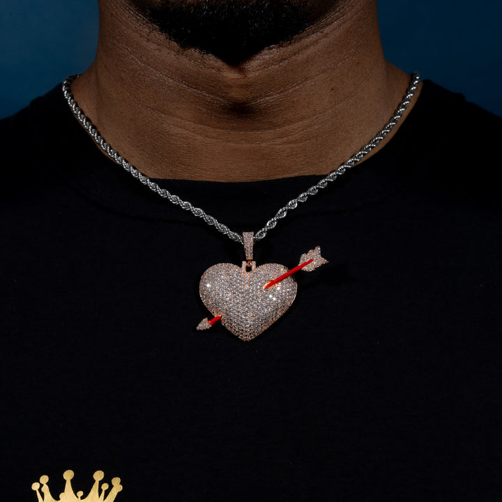 Pierced Heart Pendant - ICECLIQUE JEWELRY