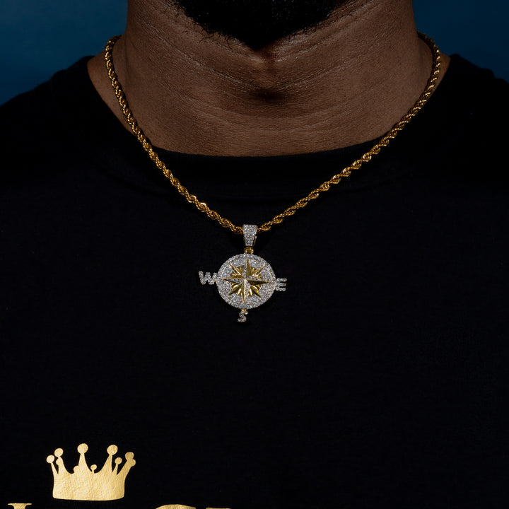 Compass Pendant - ICECLIQUE JEWELRY
