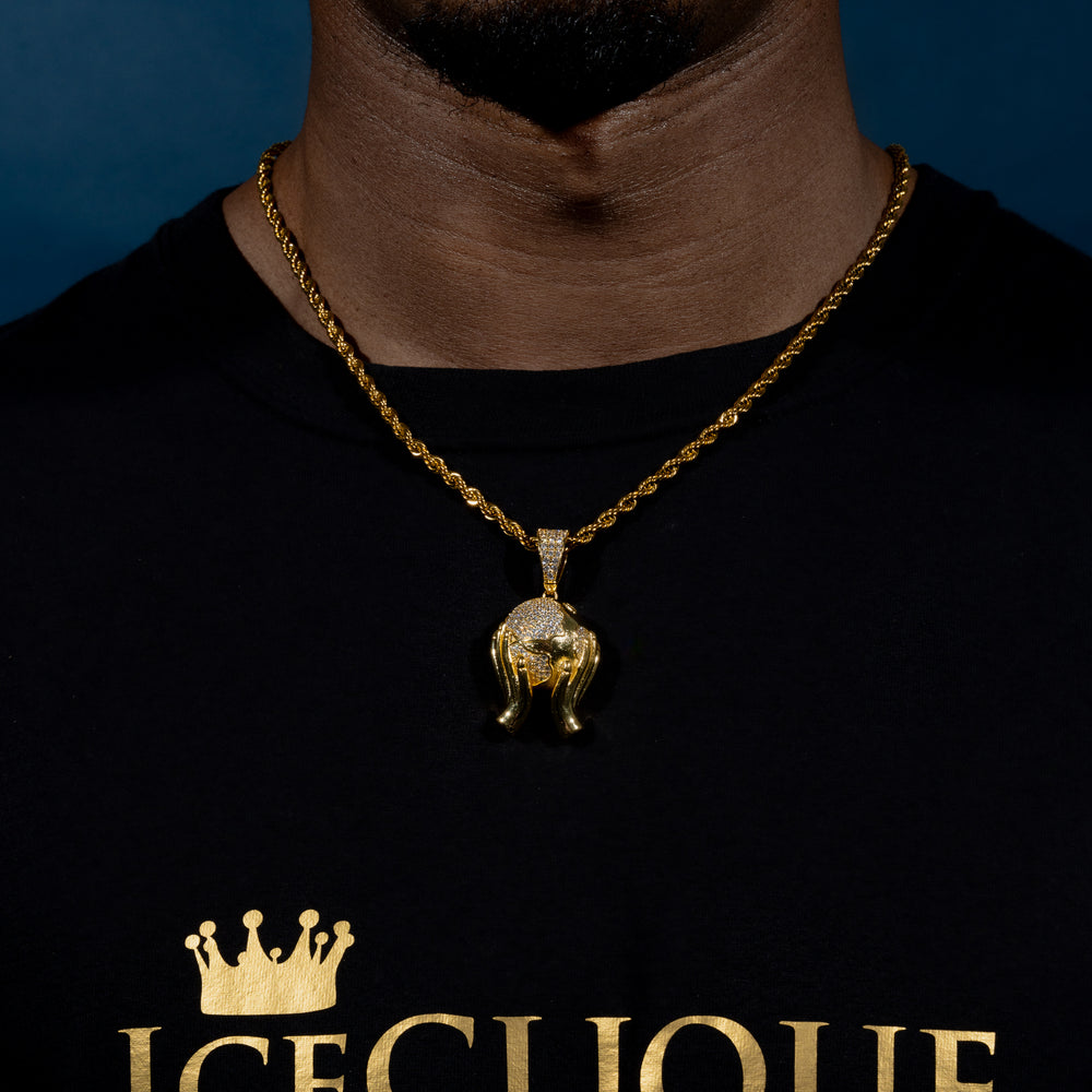 Iced Globe Pendant - ICECLIQUE JEWELRY