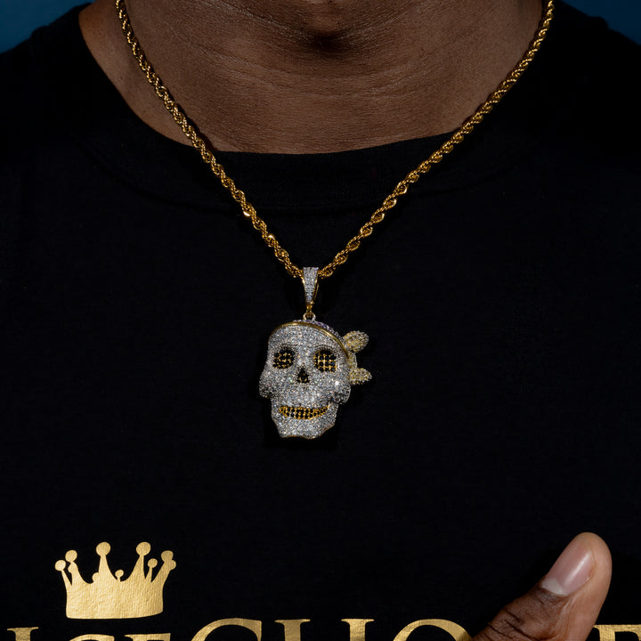 Pirate Skull Pendant - ICECLIQUE JEWELRY