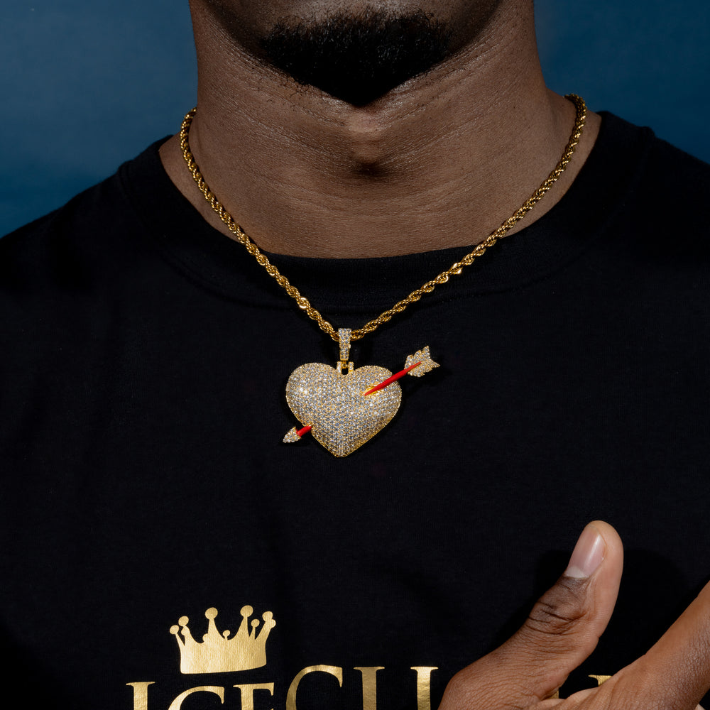 Pierced Heart Pendant - ICECLIQUE JEWELRY