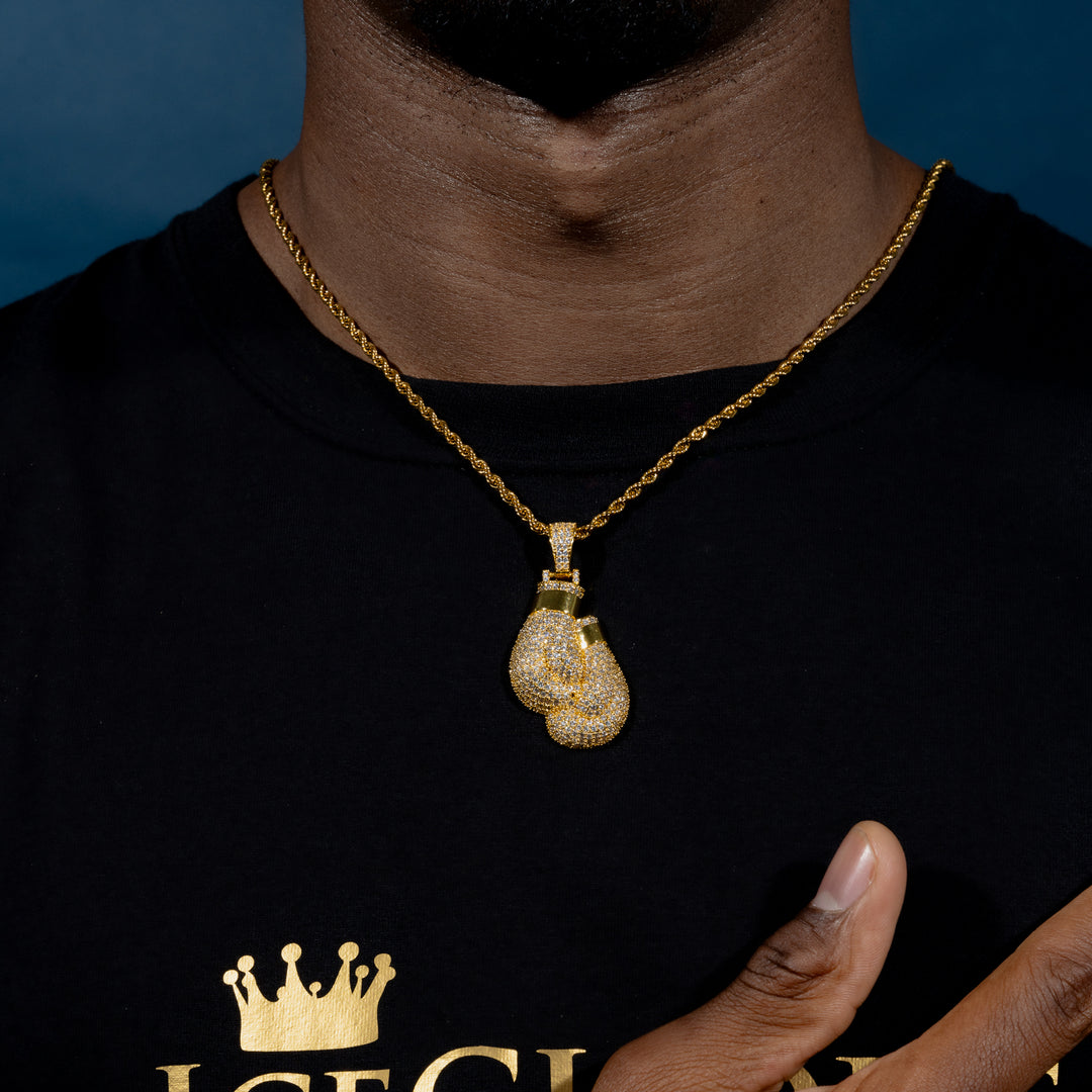 Boxing Gloves Pendant - ICECLIQUE JEWELRY