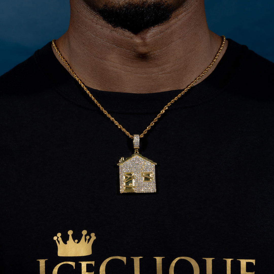 Trap House Pendant - ICECLIQUE JEWELRY