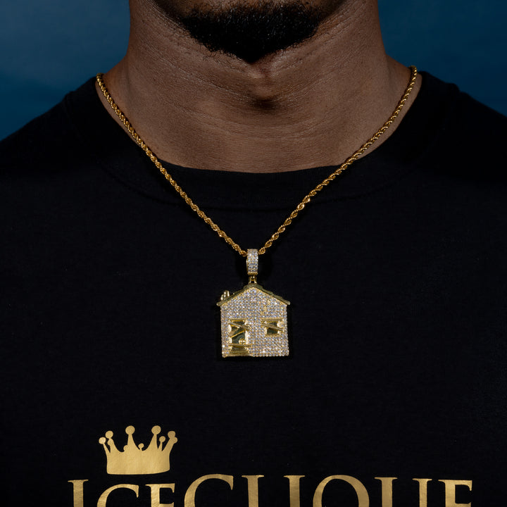 Trap House Pendant - ICECLIQUE JEWELRY