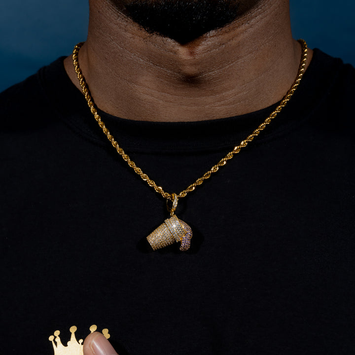 Iced Lean Pendant - ICECLIQUE JEWELRY