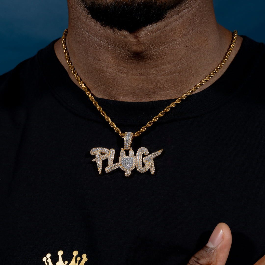 Iced Plug Pendant - ICECLIQUE JEWELRY