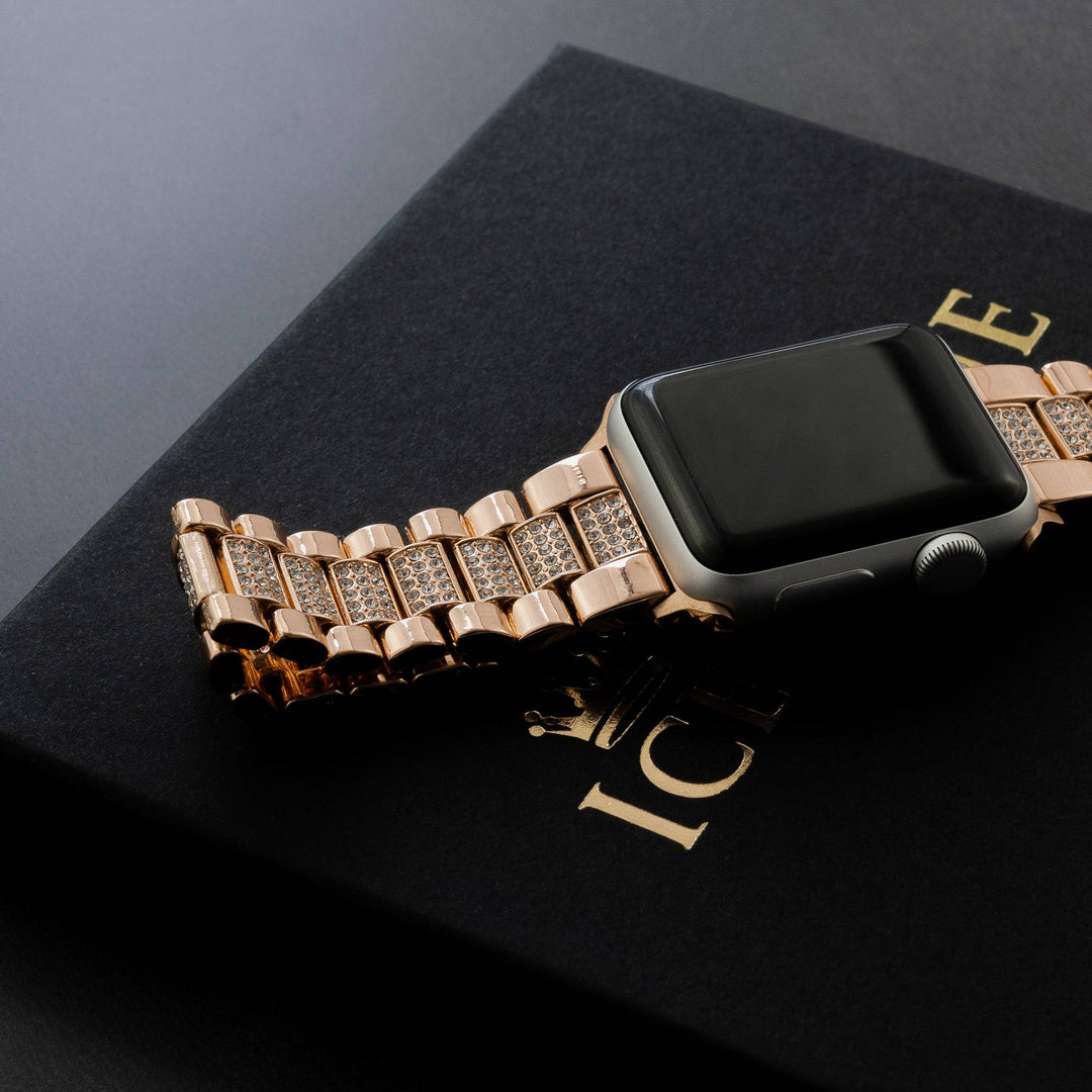 Iced Out Apple Watch Band - ICECLIQUE JEWELRY