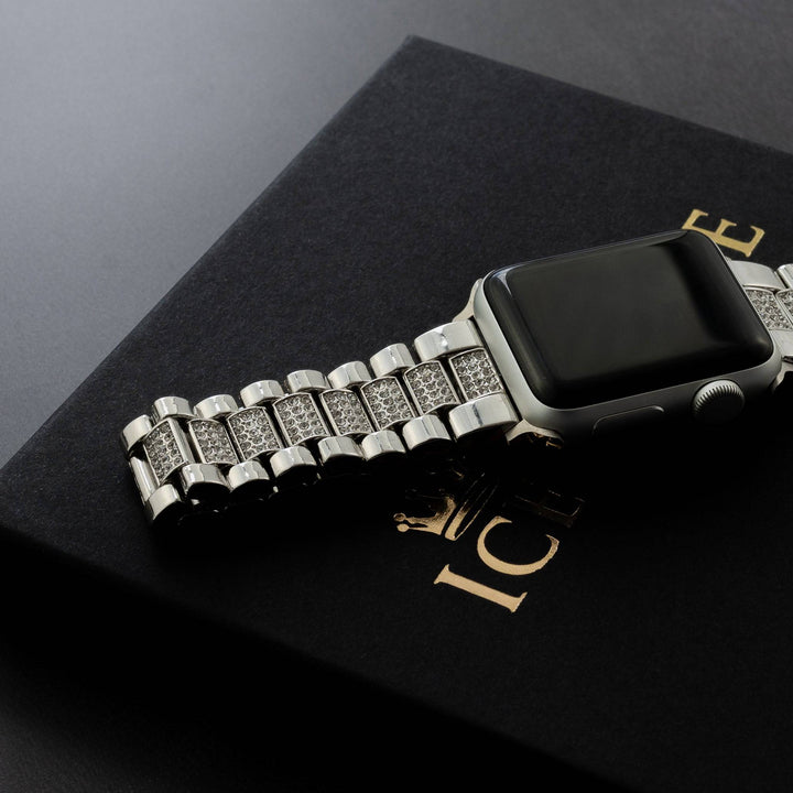 Iced Out Apple Watch Band - ICECLIQUE JEWELRY