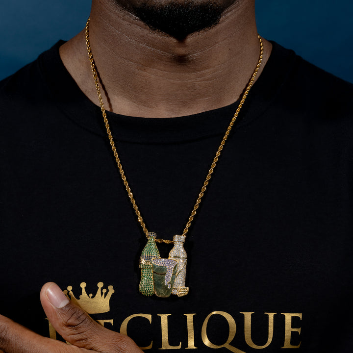 Lean & Sprite Pendant - ICECLIQUE JEWELRY