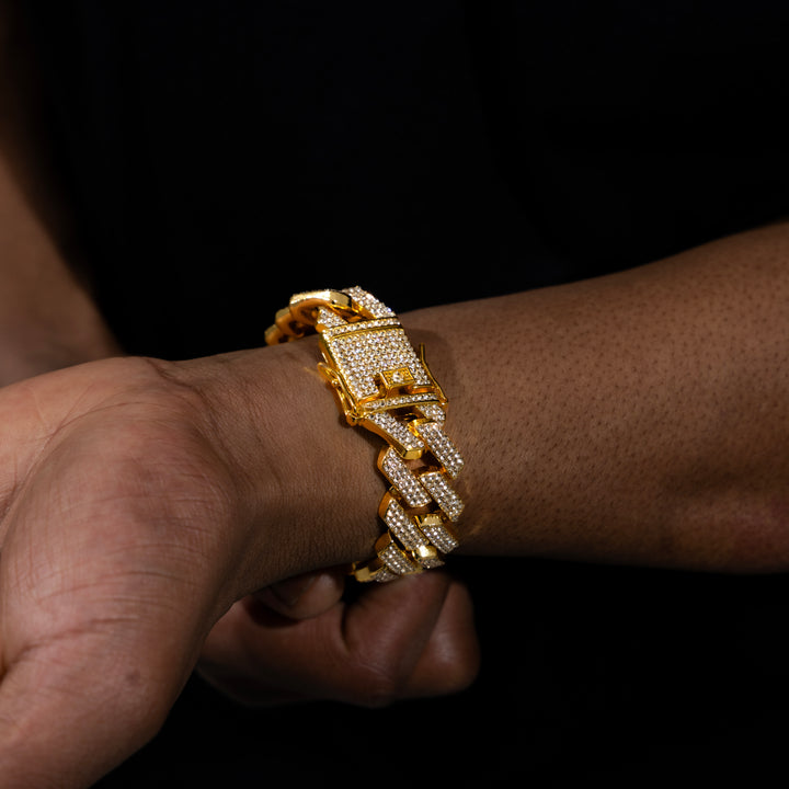 20mm Prong Bracelet - ICECLIQUE JEWELRY